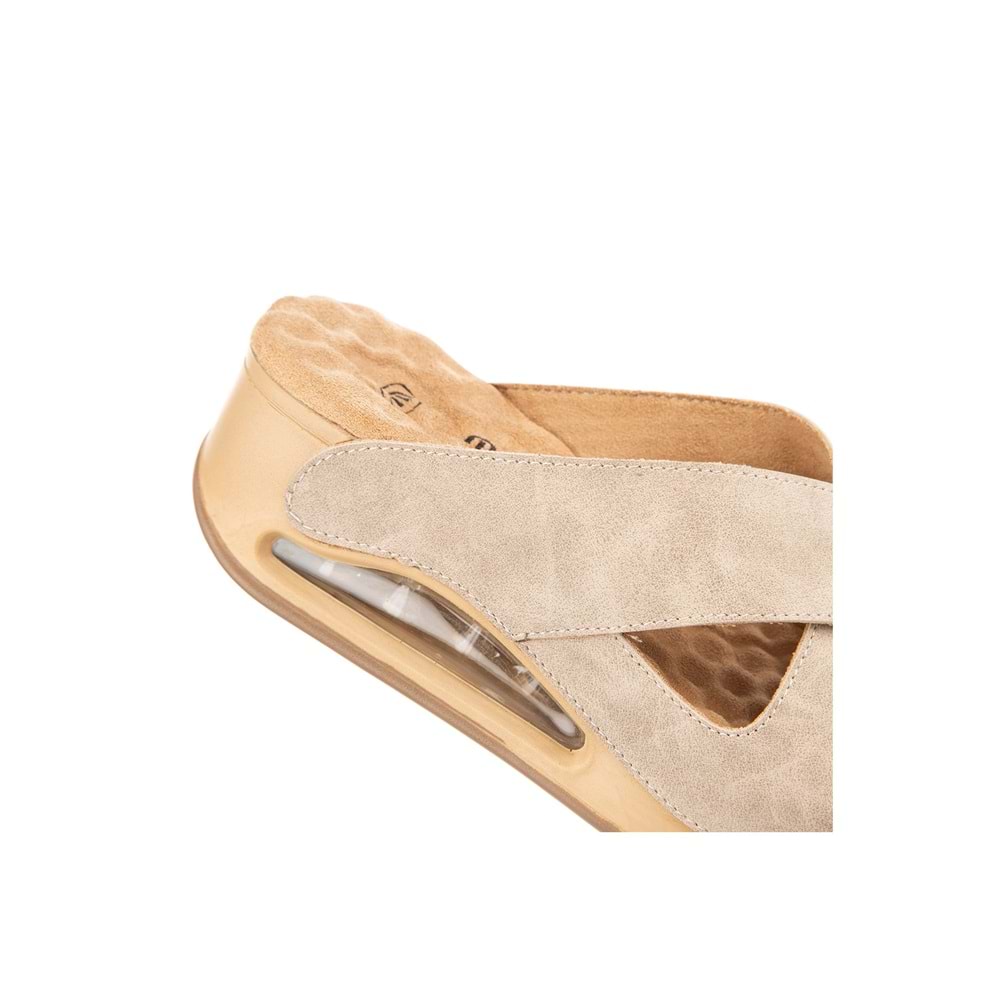 Muya Penelope Air Max Tabanlı Kadın Terlik - Krem - 40