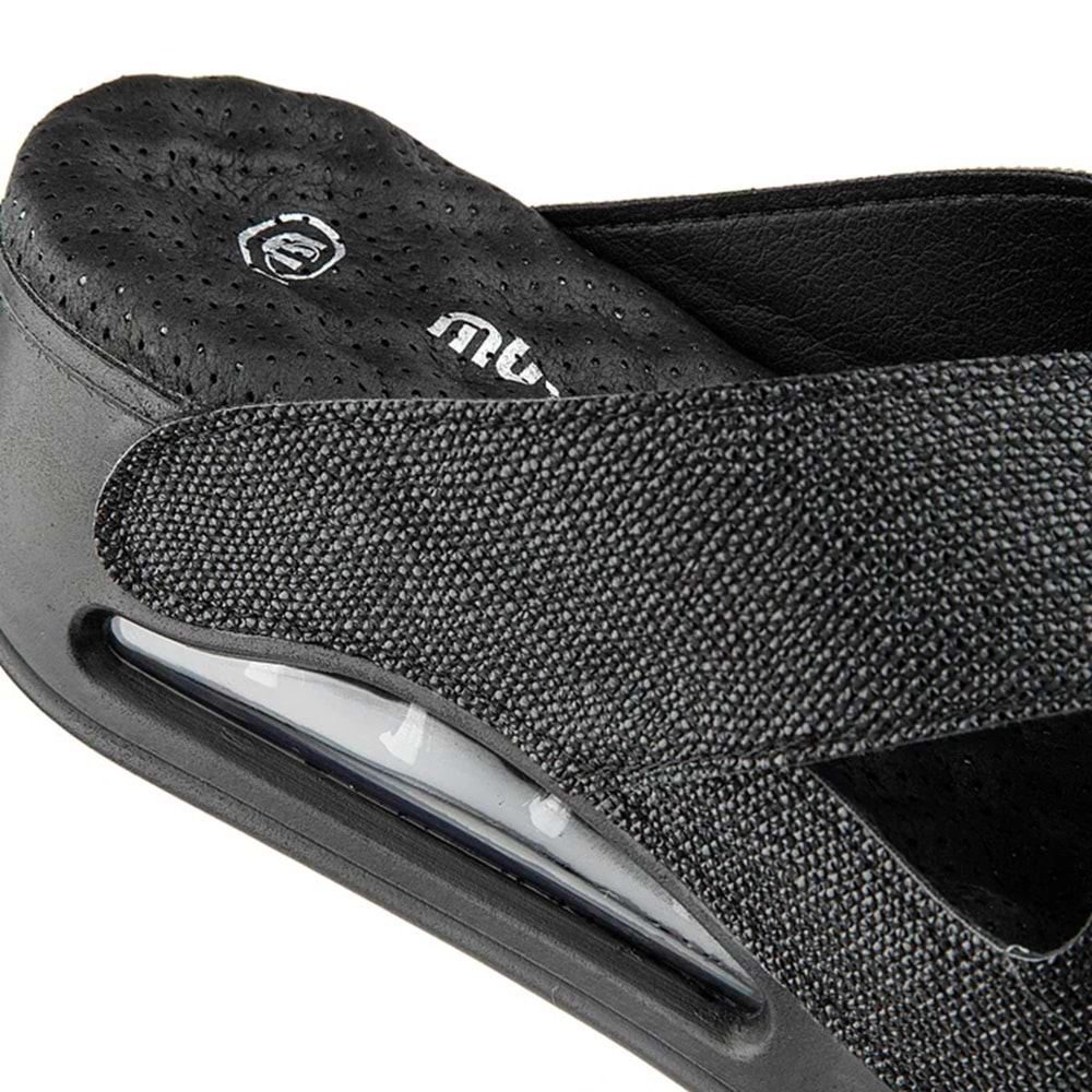Muya Penelope Air Max Tabanlı Kadın Terlik - Penelope - Desenli siyah - 37