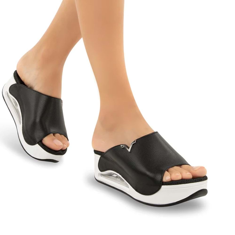 Muya Aero Aır Max Tabanlı Terlik - Siyah - 37