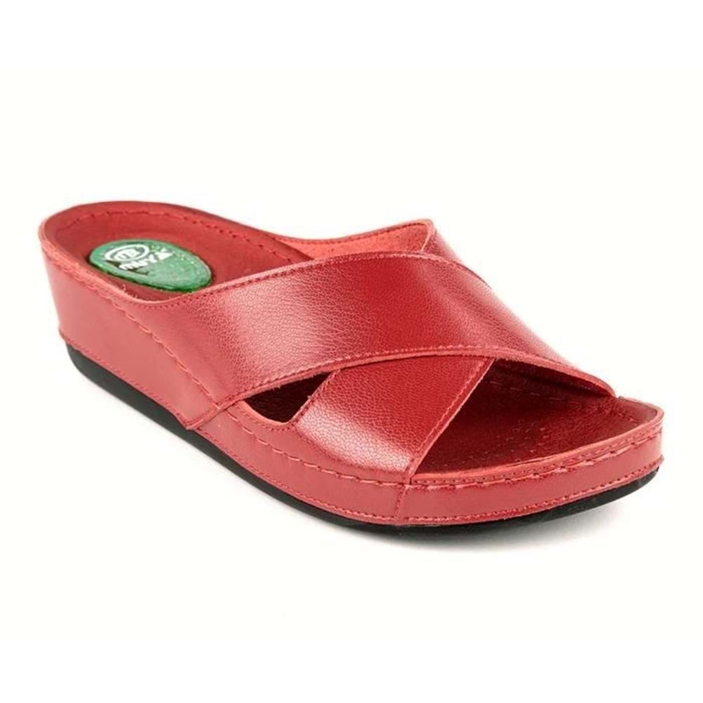 Muya Active Anatomik Taban Jel Destekli Kadın Terlik - Kırmızı - 36