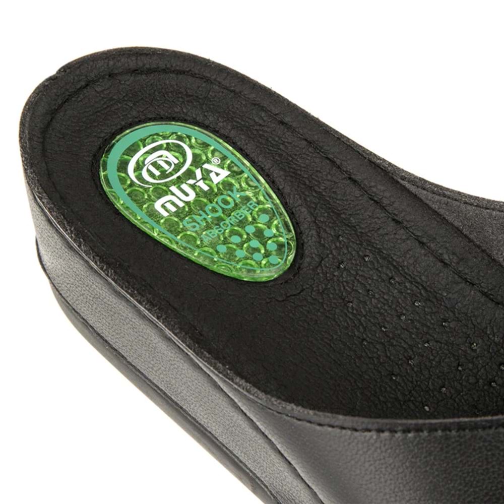 Muya Active Anatomik Taban Jel Destekli Kadın Terlik - Siyah - 42