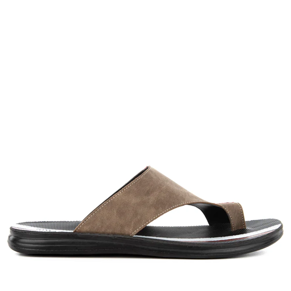 Muya Rada Anatomik Taban Parmak Arası Tek Parmaktan Geçmeli Erkek Terlik - Vizon - 40