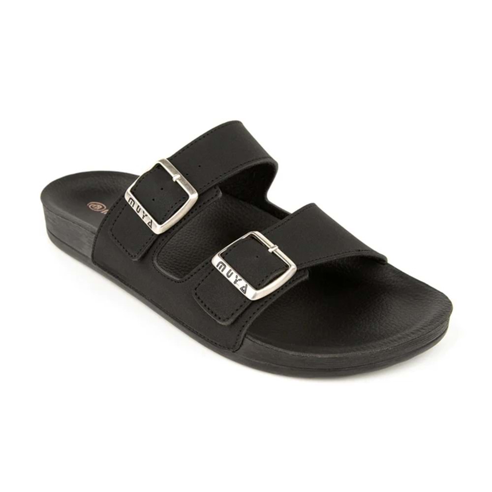 Muya Nova Anatomik Taban Sudan Etkilenmez Erkek Terlik - Siyah - 43