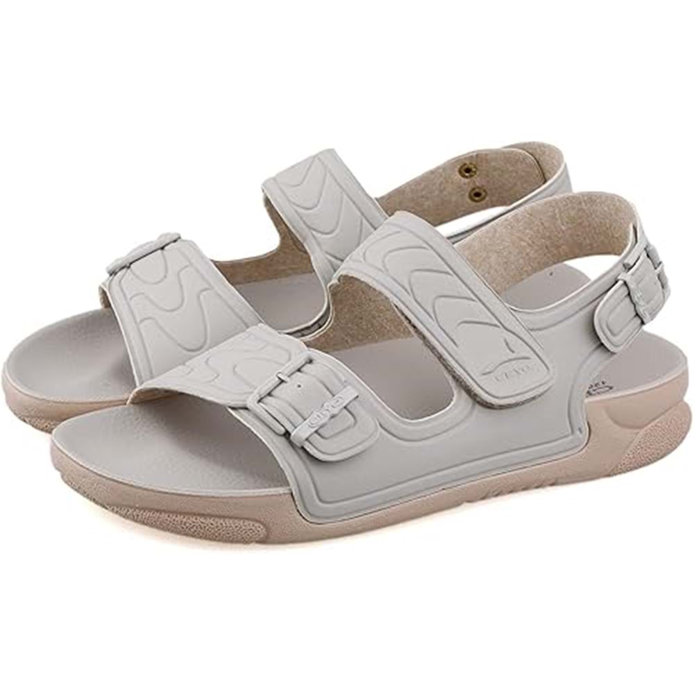 Ceyo 1300-4 Tam Ortopedik Unisex Sandalet - Bej - 37