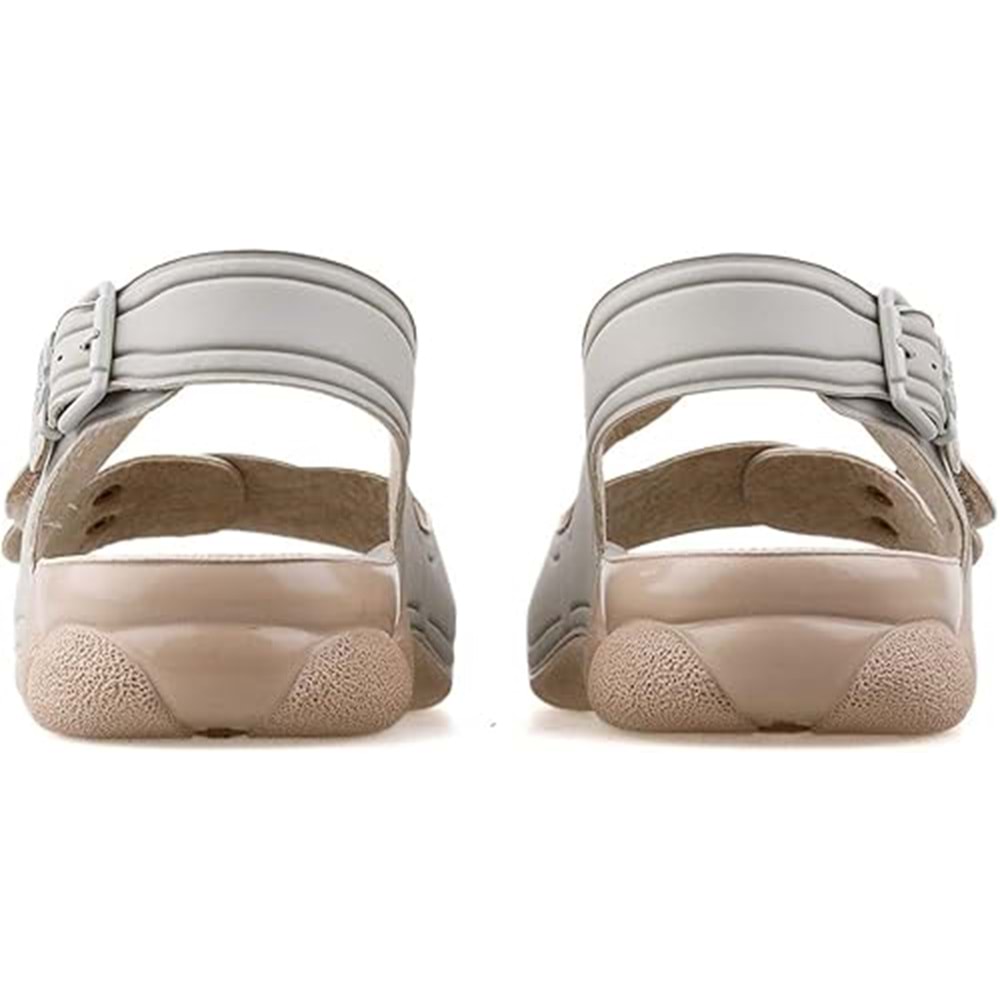 Ceyo 1300-4 Tam Ortopedik Unisex Sandalet - Bej - 40