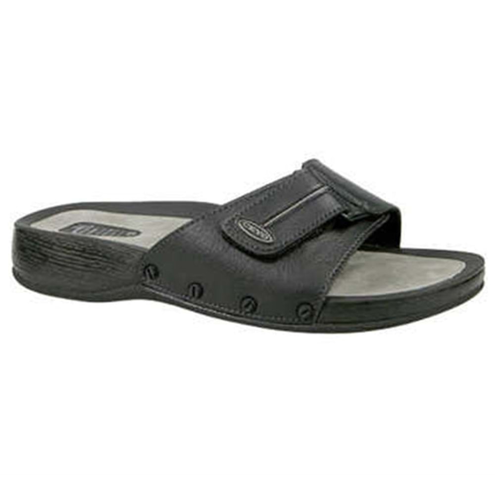 Ceyo 3000-2 Tam Ortopedik Cırtlı Erkek Terlik - Siyah - 43