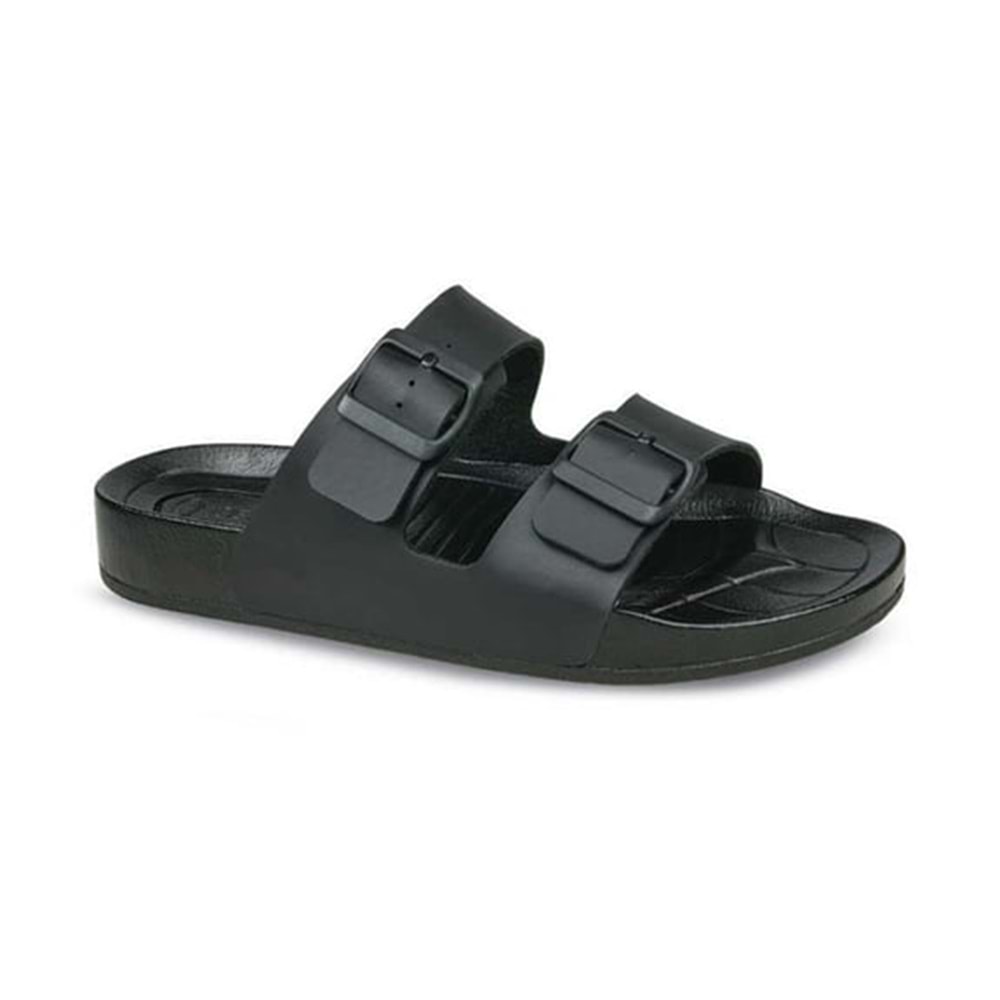 Ceyo Bermuda-M2 Tam Ortopedik Erkek Terlik - Siyah - 42