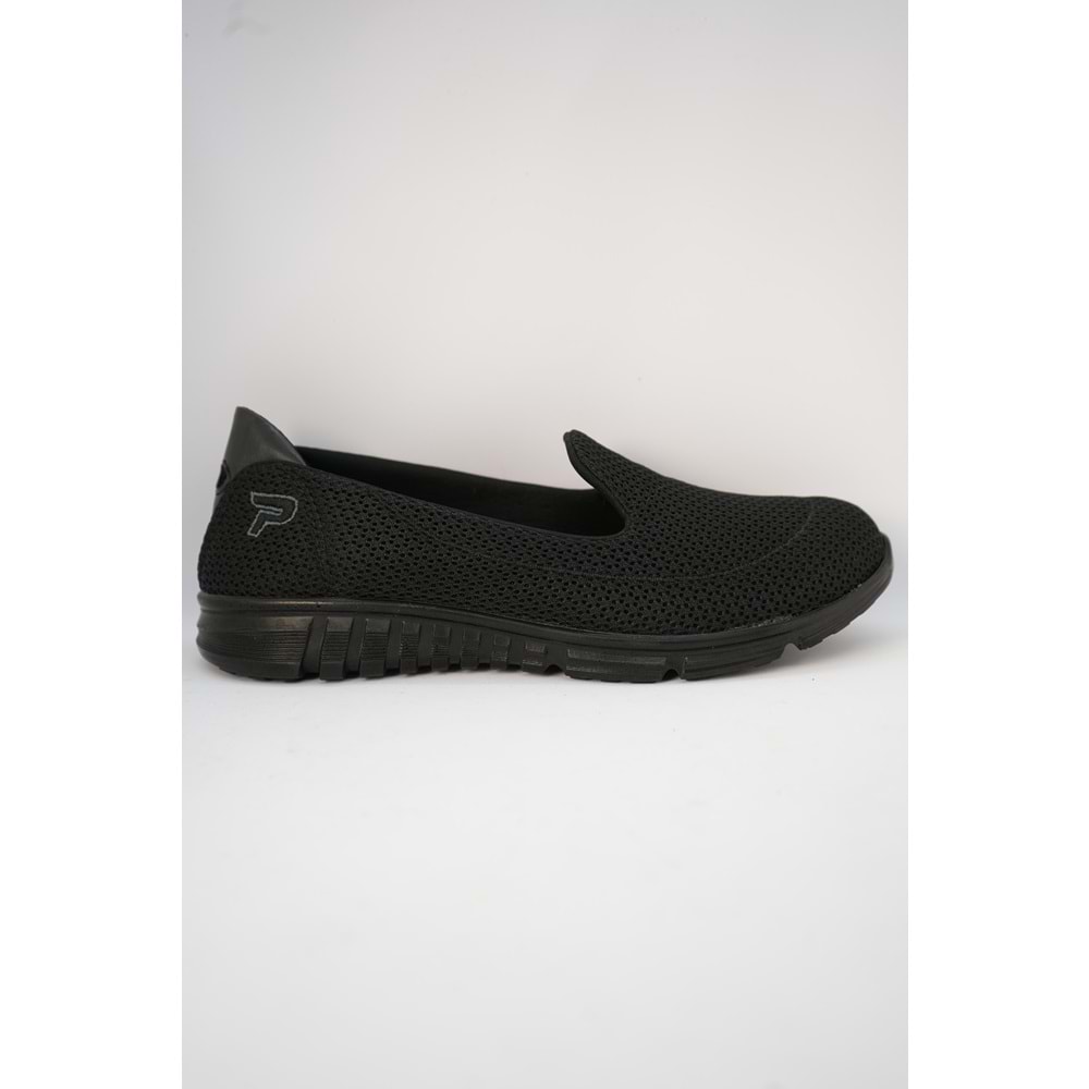 Kristal Kr.47 Anatomik Memory Taban Düz Kadın Ayakkabı - Siyah - 38