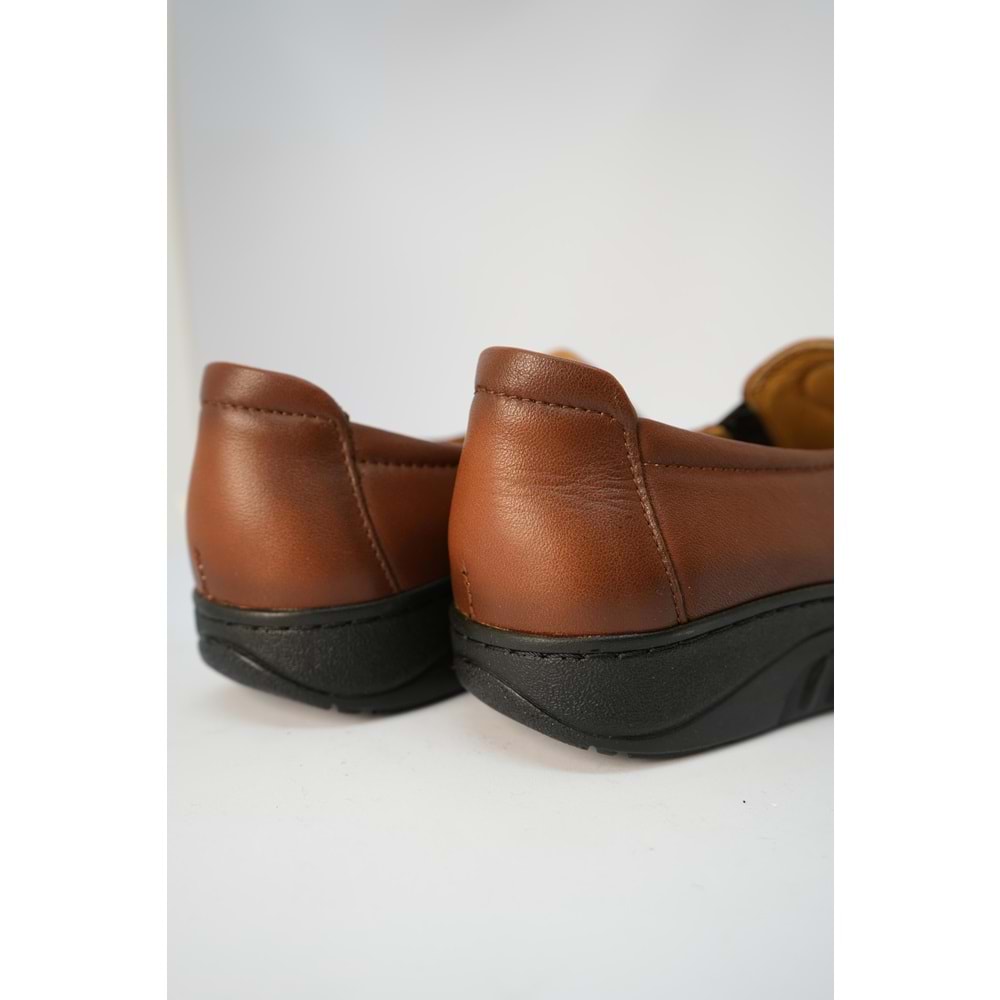 Kristal Dr.272 Tam Ortopedik İçi Dışı Hakiki Deri Kadın Ayakkabı - Taba - 36