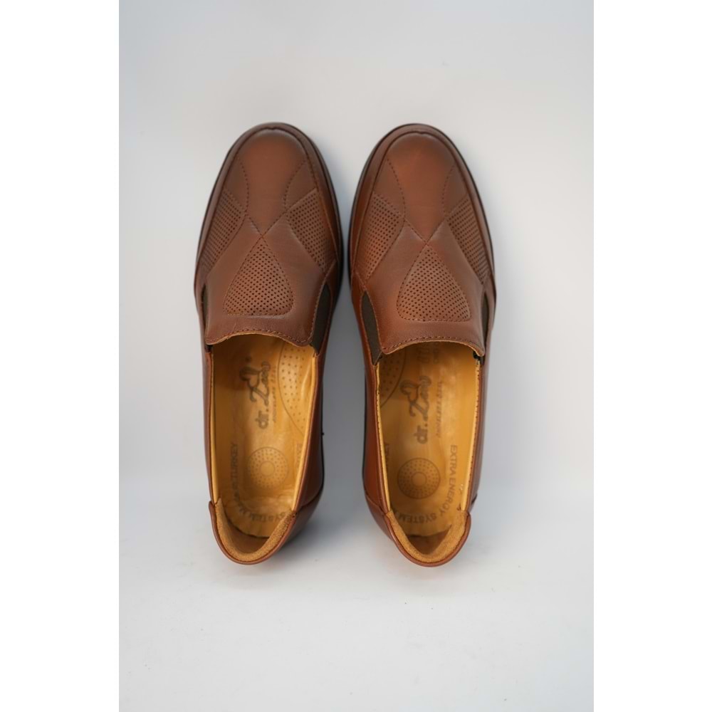 Kristal Dr.272 Tam Ortopedik İçi Dışı Hakiki Deri Kadın Ayakkabı - Taba - 36