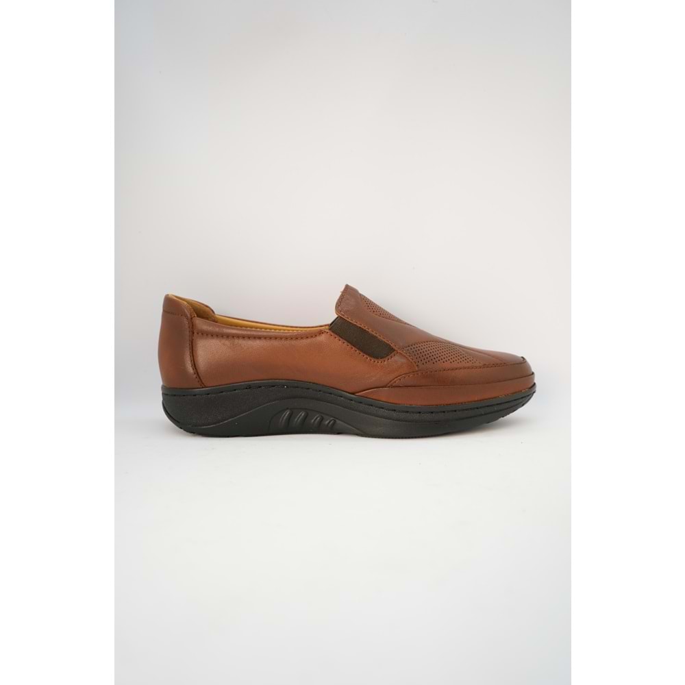 Kristal Dr.272 Tam Ortopedik İçi Dışı Hakiki Deri Kadın Ayakkabı - Taba - 36