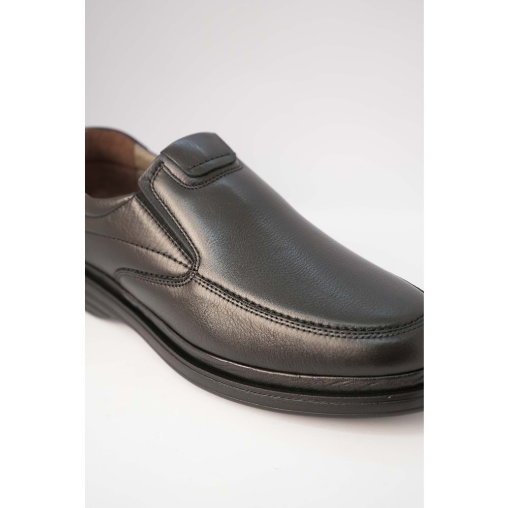 Kristal Dim.208-L Tam Ortopedik İçi Dışı Hakiki Deri Hafif Erkek Ayakkabı - Siyah - 41