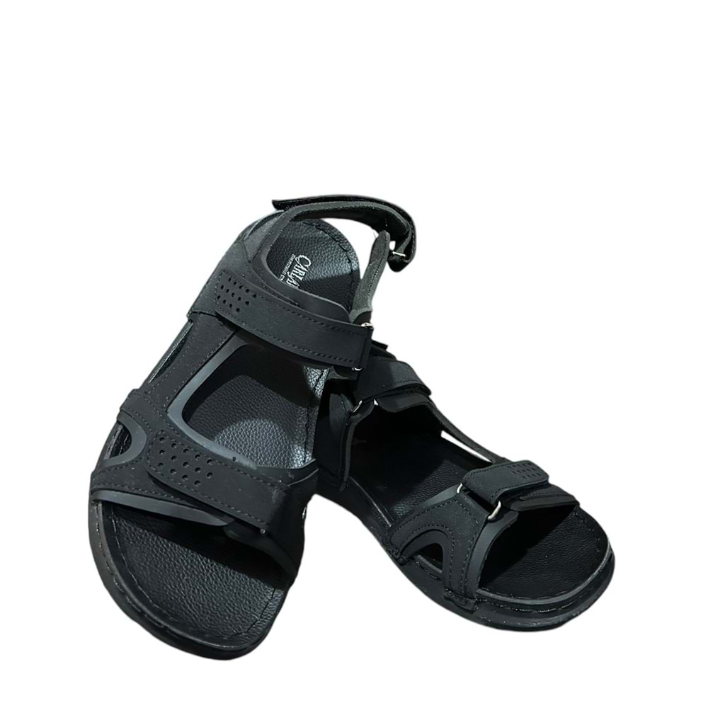 Kristal Cv.301204.50 Isl Anatomik Taban Unisex Sandalet - Siyah - 40