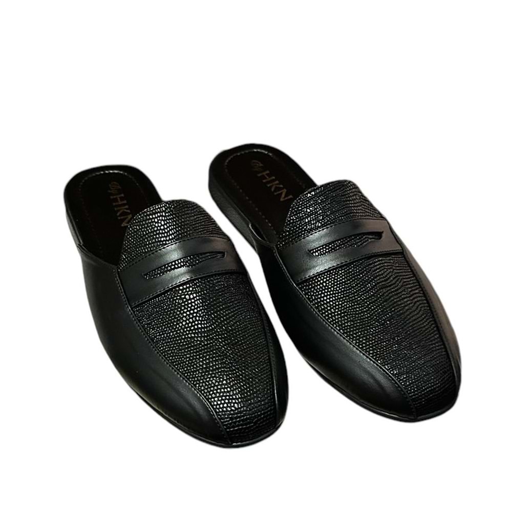 Kristal Hkn.01 Anatomik Taban Çeyiz Erkek Terliği - Siyah - 45