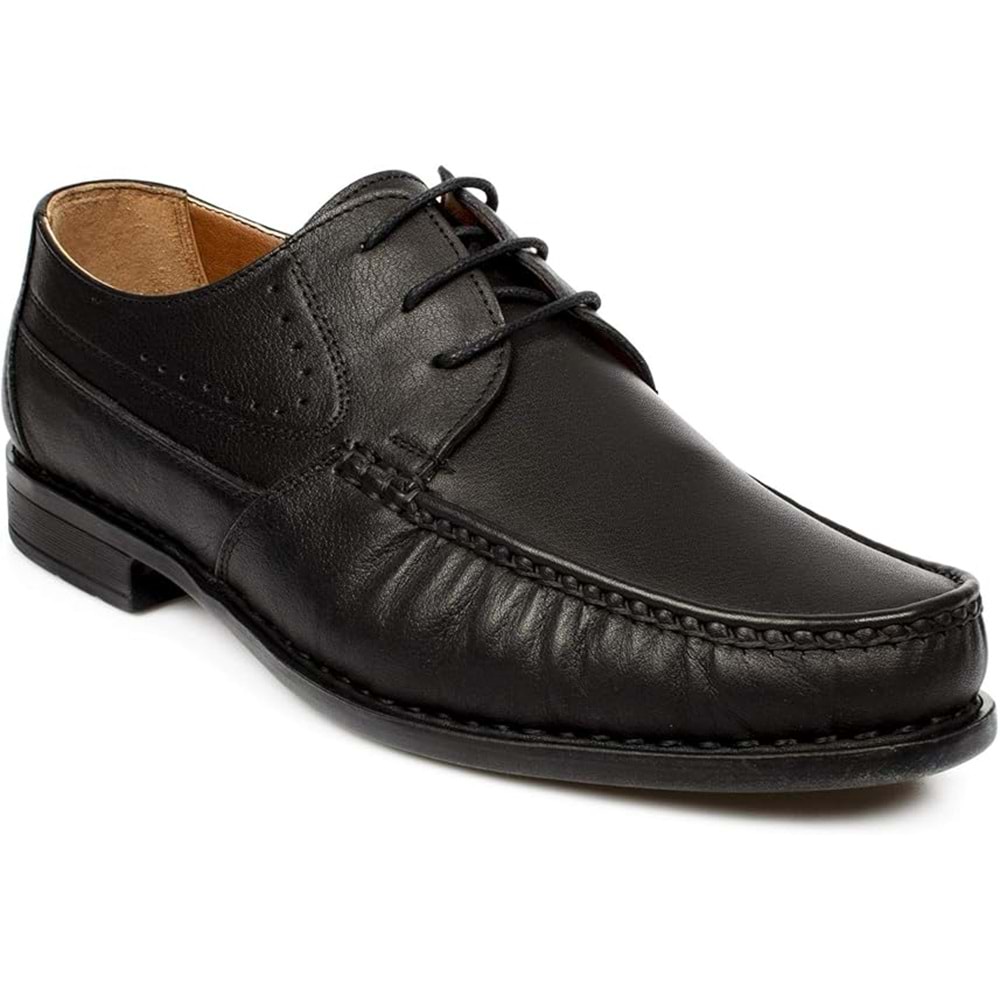 Polaris 91.108826.m Anatomik Taban Hakiki Deri Erkek Ayakkabı - Siyah - 42