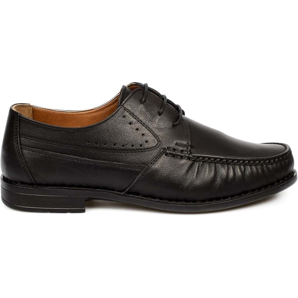 Polaris 91.108826.m Anatomik Taban Hakiki Deri Erkek Ayakkabı - Siyah - 42