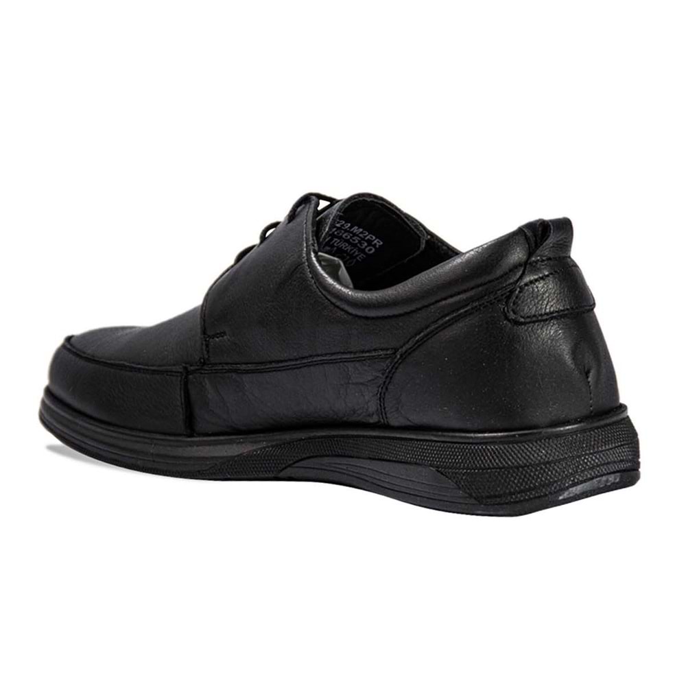 Polaris A10118653012010 Anatomik Taban İçi Dışı Hakiki Erkek Ayakkabı - Siyah - 41