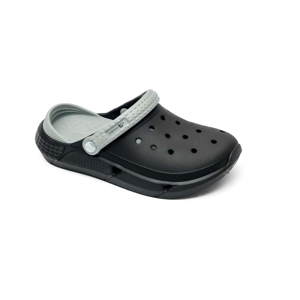 Ceyo Troya Ortopedik Taban Önü Kapalı Kadın Terlik (35-40) - Siyah - 36