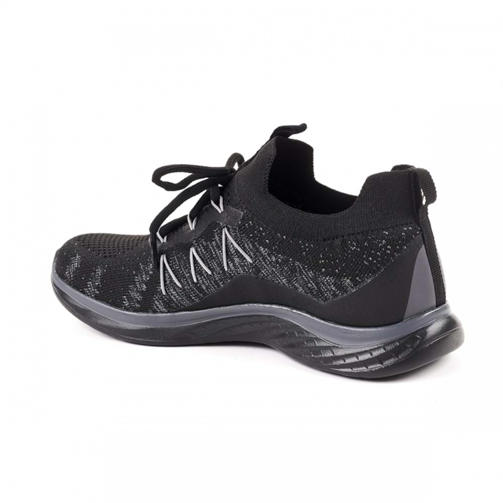 Forelli NIL-G Comfort Tam Ortopedik Kadın Spor Ayakkabı - Siyah - 40