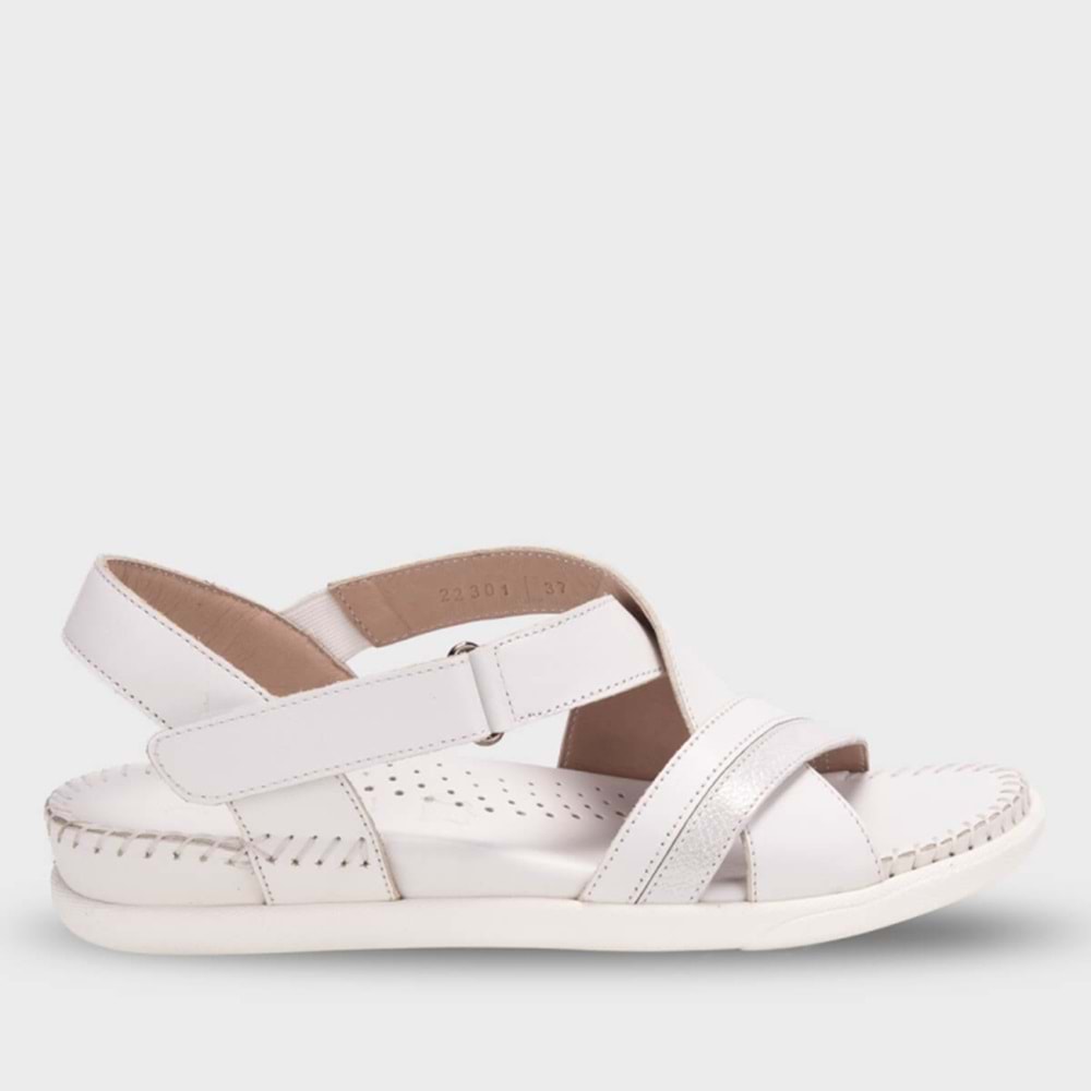 Forelli Ilya-G Tam Ortopedik Kadın Sandalet - Bej - 40
