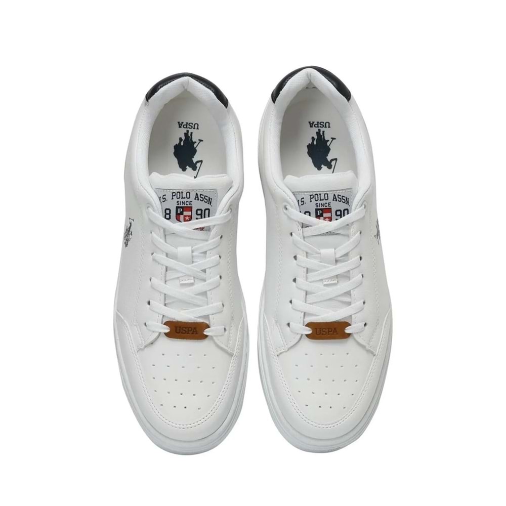 U.S. Polo Assn. Anatomik Taban Erkek Spor Ayakkabı - Beyaz - 43