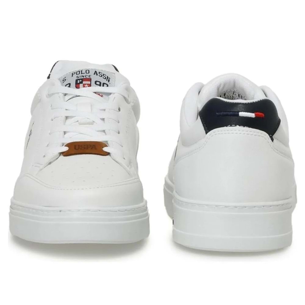 U.S. Polo Assn. Anatomik Taban Erkek Spor Ayakkabı - Beyaz - 43