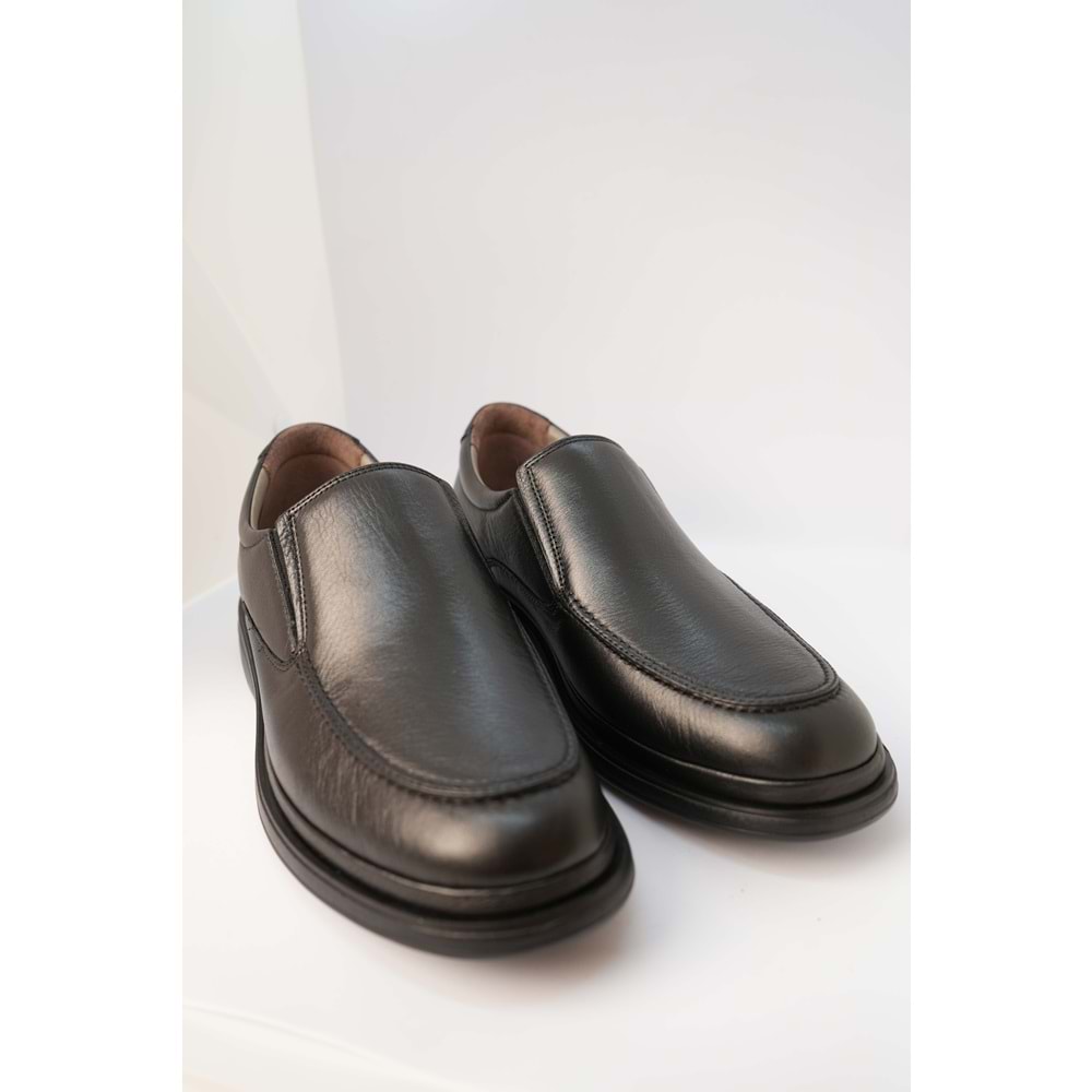 Kristal Dim.404-3 Tam Ortopedik İçi Dışı Hakik Deri Erkek Ayakkabı - Dim.404-3 - Siyah - 40