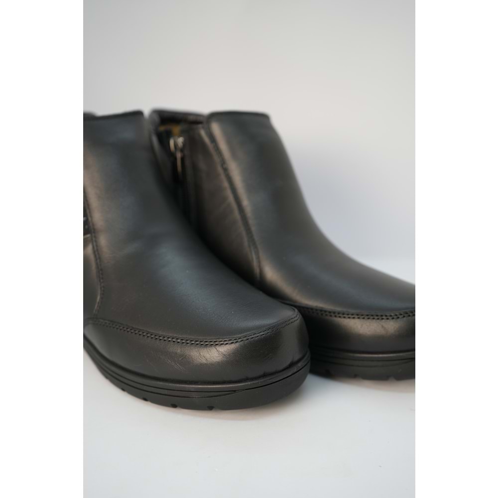 Kristal Dr.280 Tam Ortopedik Hakiki Deri Sıcak Astar Kadın Bot - Dr.280 - Siyah - 40