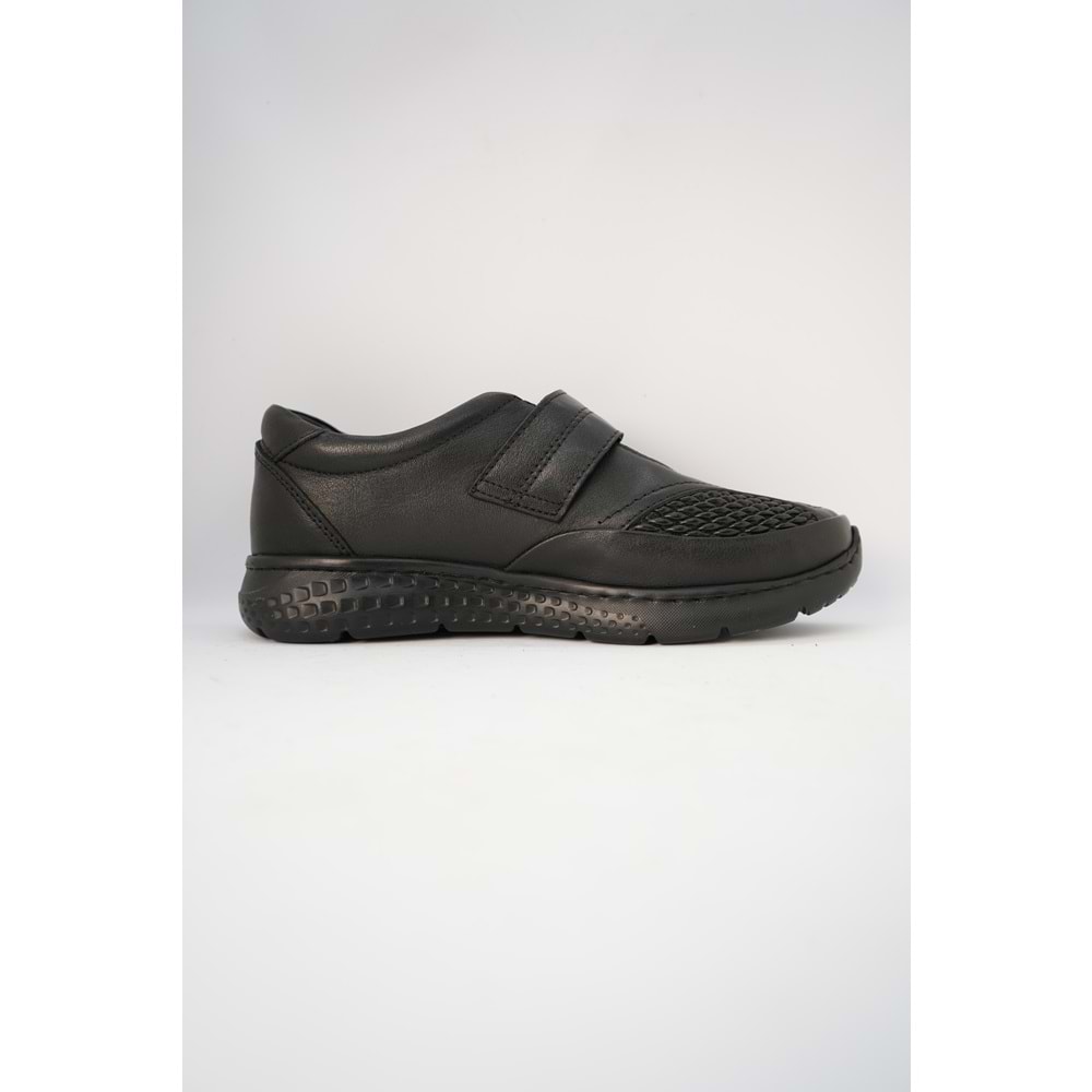 Kristal Dim.1223 Tam Ortopedik Hakiki Deri Kadın Ayakkabı - Siyah - 37