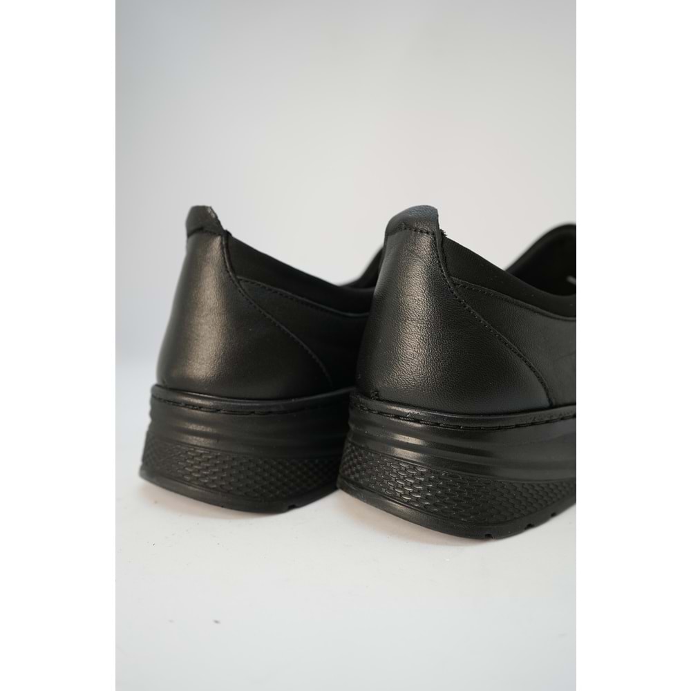 Kristal Dr.283 Tam Ortopedik Hakiki Deri Kadın Ayakkabı - Siyah - 40