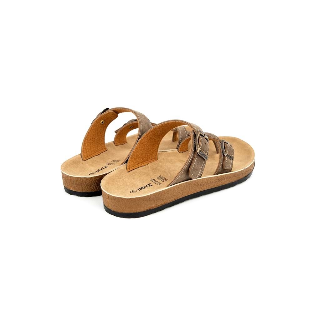 Muya Anny Parmak Arası Kadın Terlik - Vizon - 40