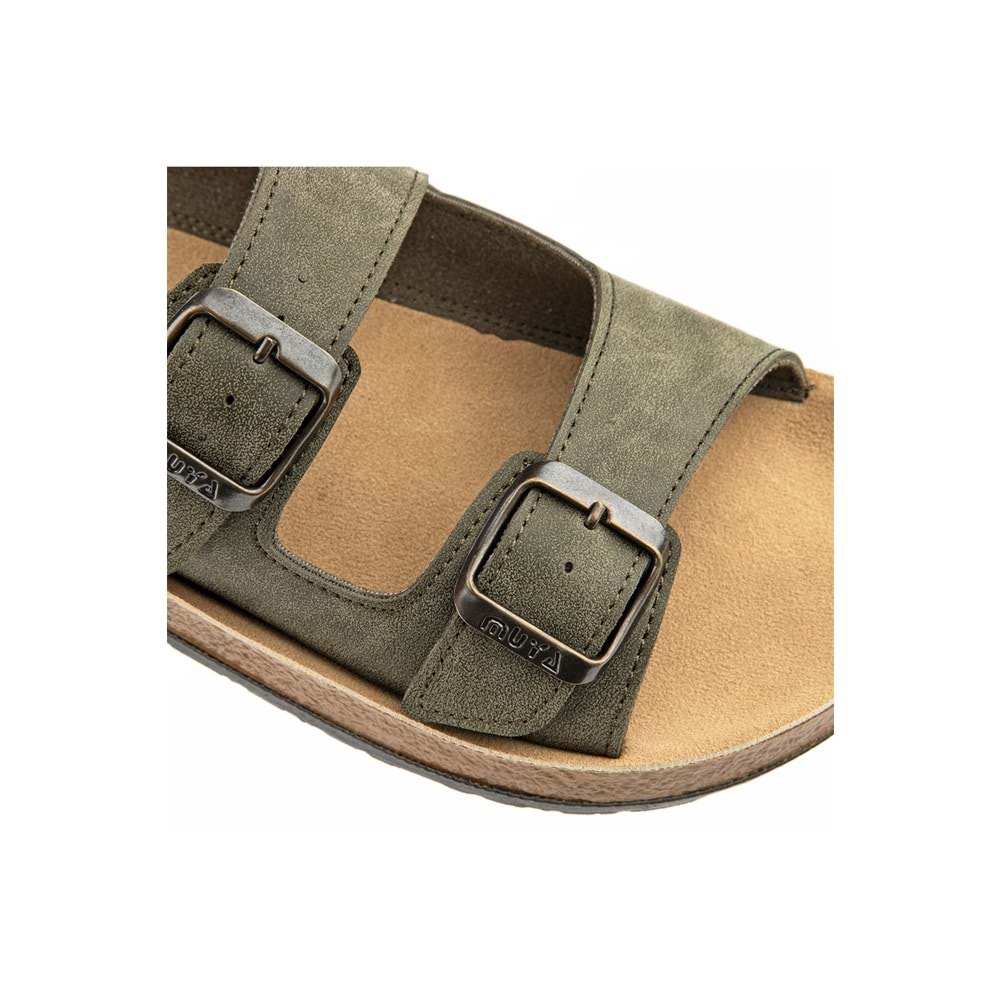 Muya Yuna Anatomik Kadın Terlik - Haki - 40