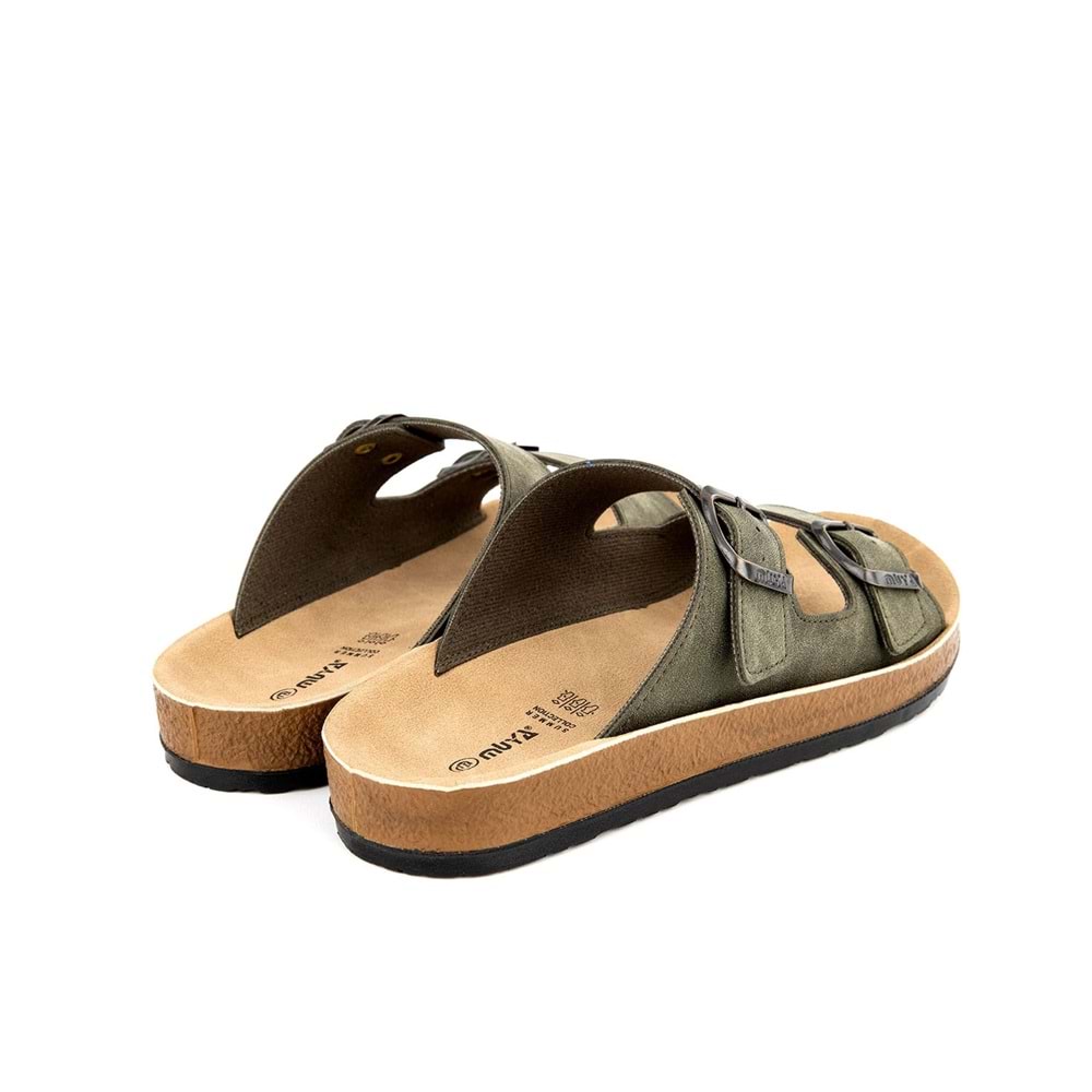 Muya Yuna Anatomik Kadın Terlik - Haki - 40