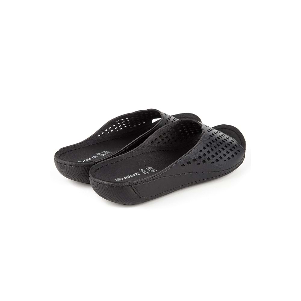 Muya Flynn Anatomik Tabanlı Kadın Terlik - Siyah - 40