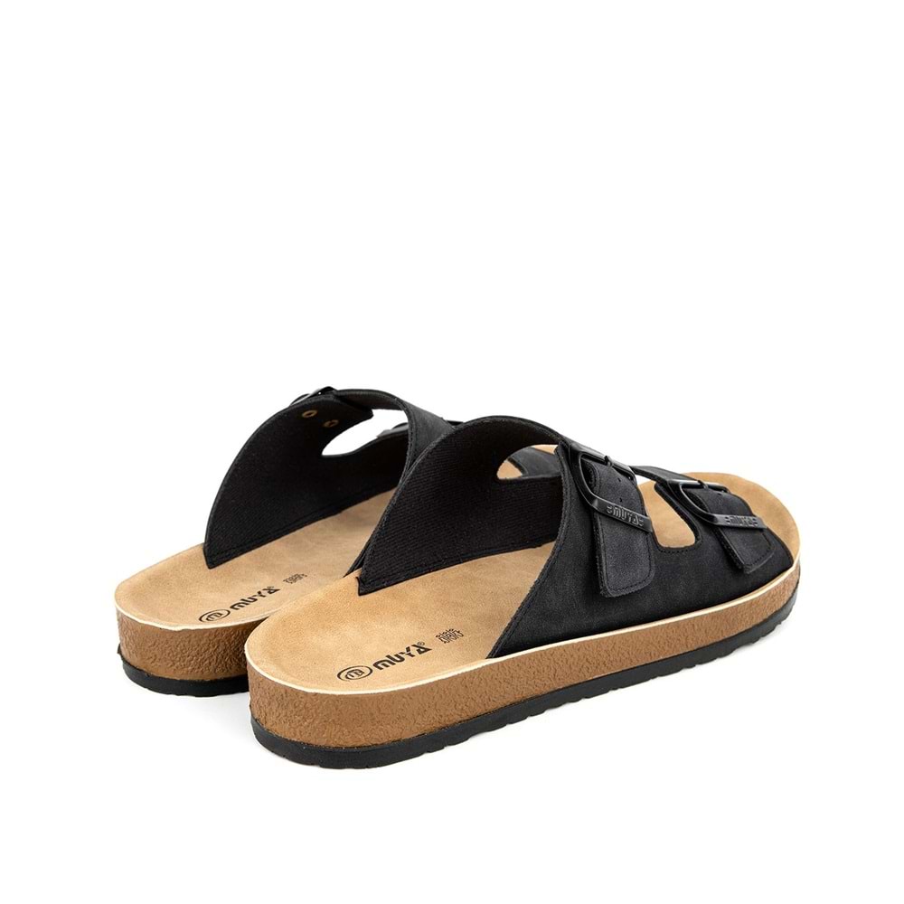 Muya Allen Anatomik Tabanlı Erkek Terlik - Siyah - 40