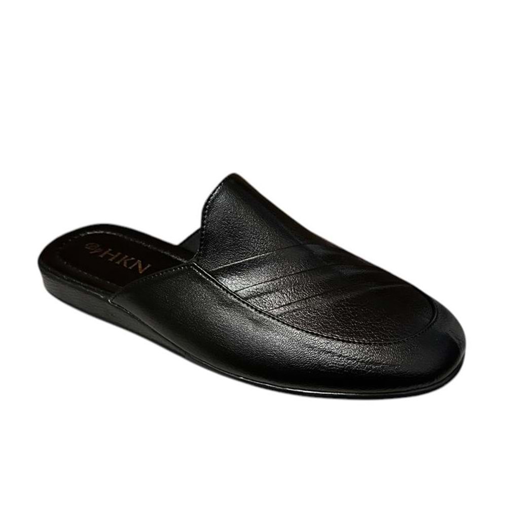 Kristal Hkn.04 Misafir Ev Çeyiz Ve Damat Terliği - Siyah - 44