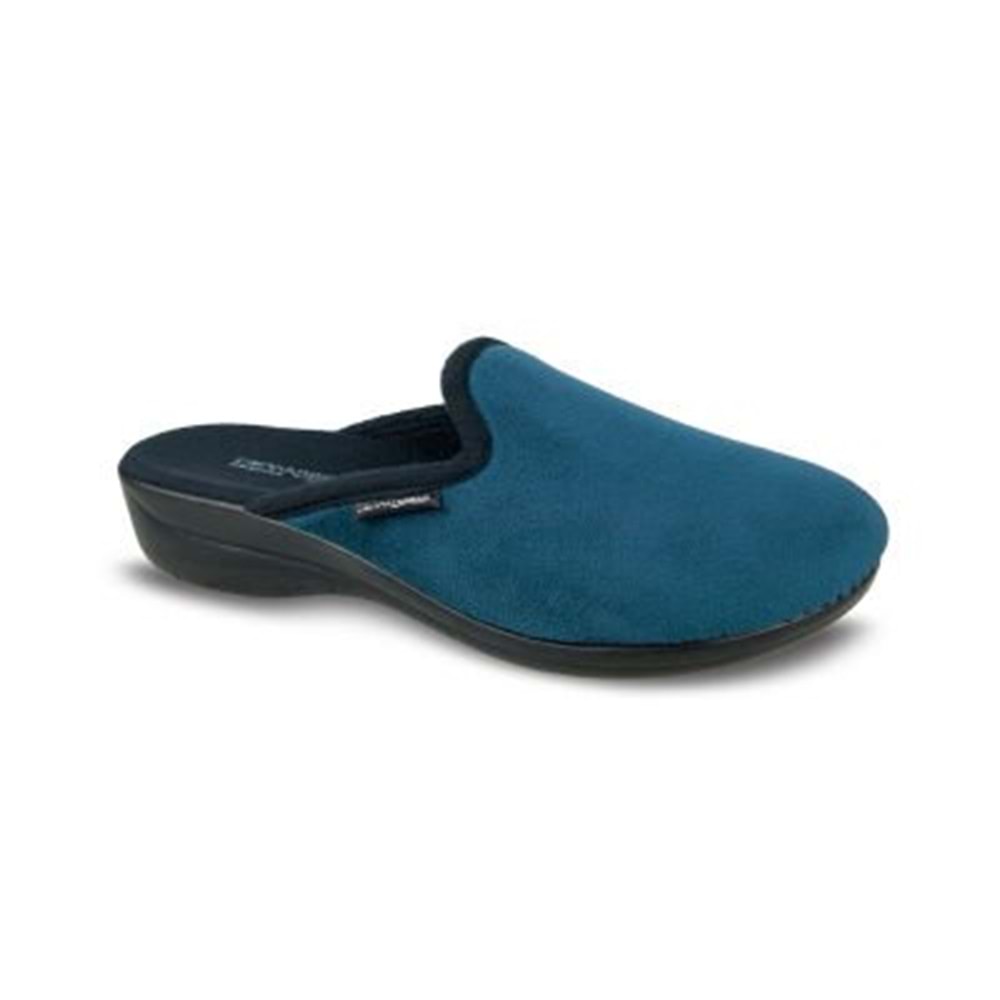 Ceyo Ramona-24 Tam Ortopedik Sıcak Tutan Polar Kadın Ev Terliği - Yeşil - 40