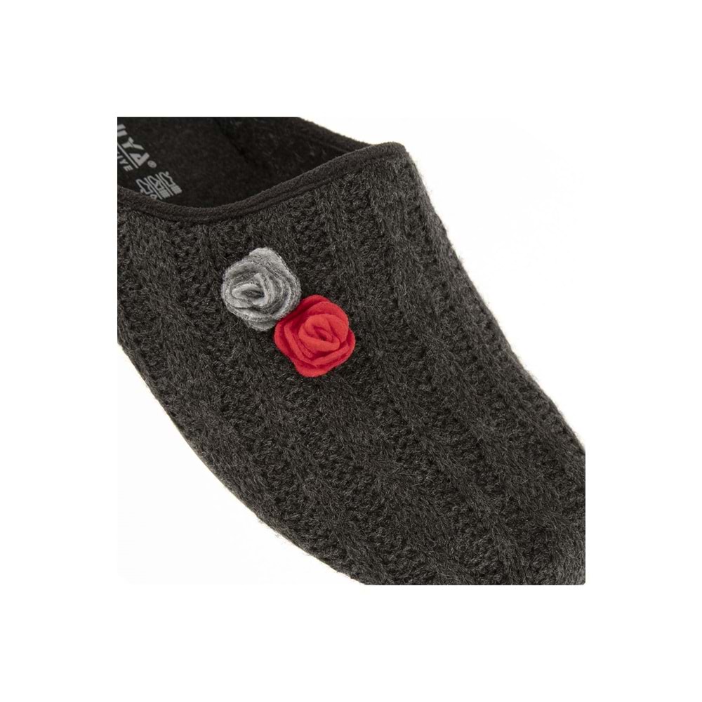 Muya Melody Anatomik Taban Kadın Ev Terliği - Siyah - 37