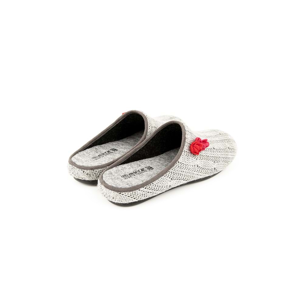 Muya Melody Anatomik Taban Kadın Ev Terliği - Gri - 40