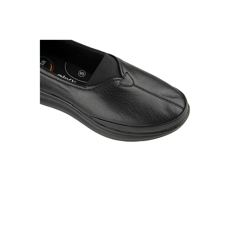 Muya Pothvat 6 Nokta Ortopedik Taban Topuk Dikeni Hakiki Deri Kadın Bot - Siyah - 36