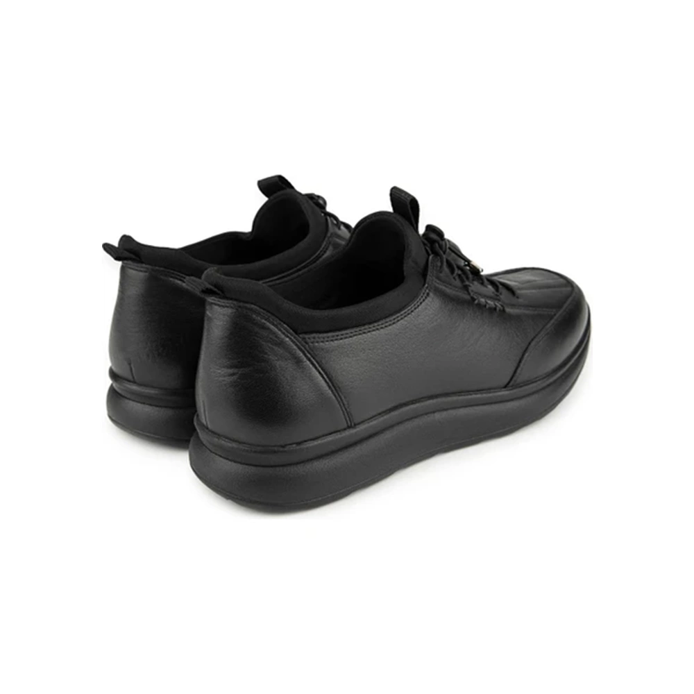 Muya Pukavy 6 Nokta Anatomik Taban Topuk Dikeni Hakiki Deri Kadın Bot - Siyah - 40