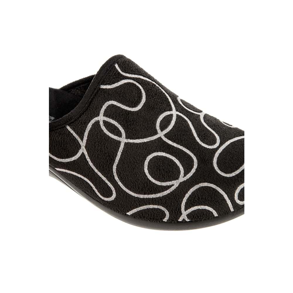 Muya Annie Ortopedik Taban Kadın Ev Terliği - Siyah - 39