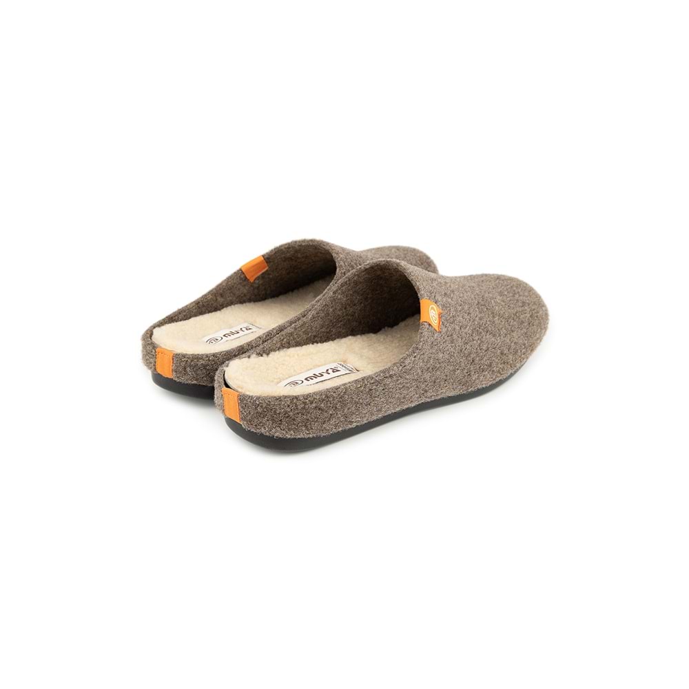Muya Smil Ortopedik Taban Erkek Kışlık Ev Terliği - Kahverengi - 40