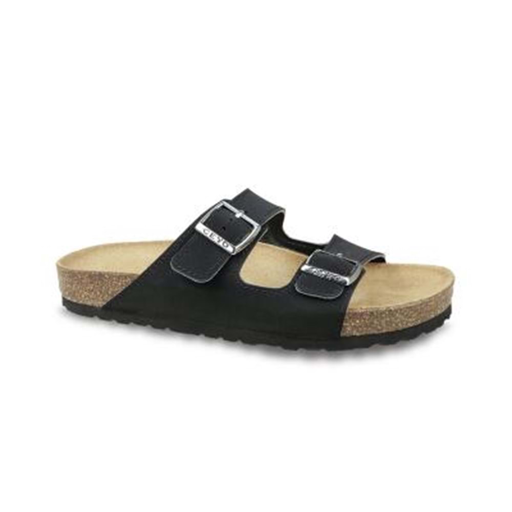 Ceyo 9910-Z55 Tam Ortopedik Kadın Terlik - Siyah - 40