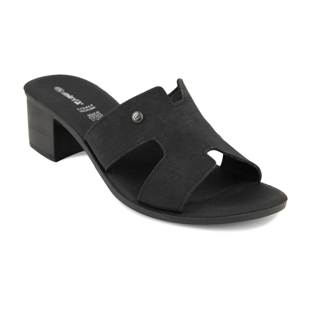 Muya İliyonse Tam Ortopedik Ökceli Kadın Terlik - Siyah - 40