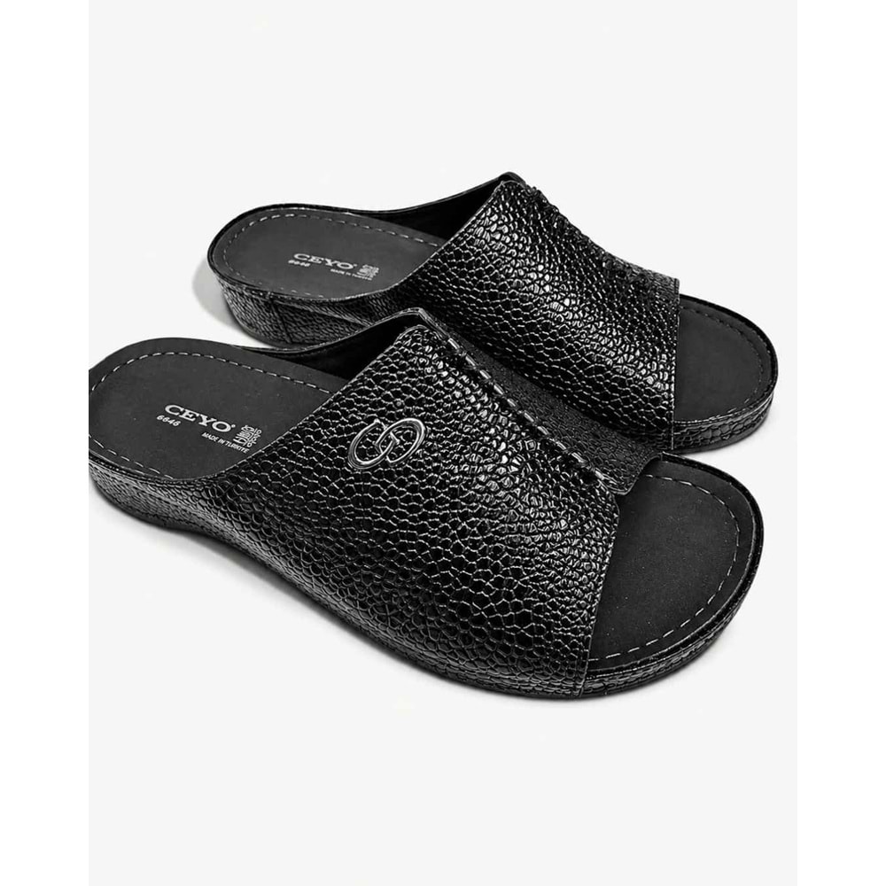Ceyo 9946-40 tam ortopedik kadın terlik - Ceyo - 9946-40 - Siyah - 40