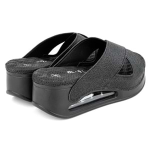 Muya Penelope Air Max Tabanlı Kadın Terlik - Penelope - Desenli siyah - 37