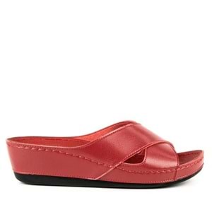 Muya Active Anatomik Taban Jel Destekli Kadın Terlik - Kırmızı - 36