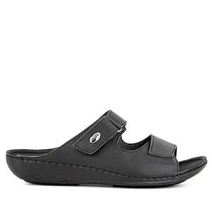 Muya Sigma Anatomik Taban Çift Bantlı Kadın Terlik - Siyah - 35