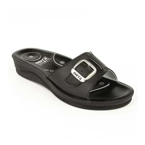 Muya Candy 6 Nokta Anatomik Taban Tokalı Kadın Terlik - Siyah - 36